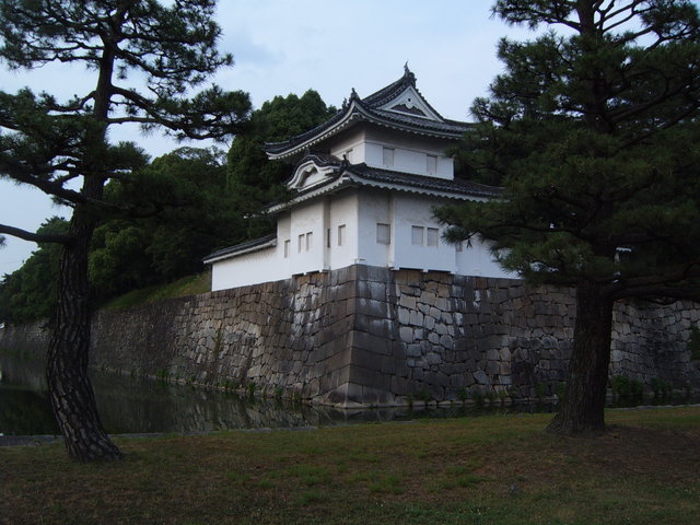 Day #6: South-East corner of Nijo castle, seen from the street