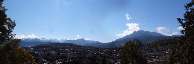 Day #3: Panorama over Luzern to South